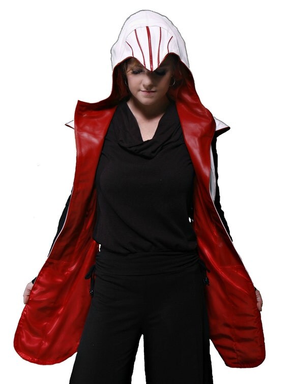 Leather Jacket based on Assassin's Creed by TwistedWorld on Etsy