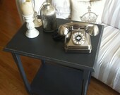 London Grey Retro Telephone Table