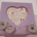 Jewelry Box Lavender Purple Upcycled Shabby Chic French Cottage Heart Flowers Christmas Wedding Gift