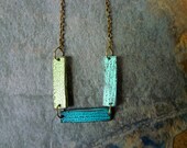 Blocks Necklace - Sea Foam