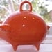 Mexican Orange Piggy Bank