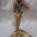 OOAK dead Mermaid set of 4 Fantasy fairy ornament miniature doll art Goth dollhouse