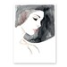 Fashion portrait woman ART PRINT 12X16 original watercolor painting illustration home wall decor modern contemporary reproduction poster
