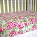 Fitted Crib Sheet Baby Bedding Crib Sheet Amy Butler Pink Roses