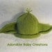 Baby Yoda Hat, Star Wars, Photo Prop, Handmade, Knitted, Made to Order, Newborn, Birth to 3 Months, 3-6 Months