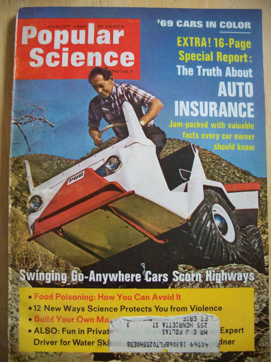 August 1968 Popular Science - Retro ATV'S