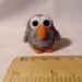 Needle Felted Penguin -  miniature baby penguin figure - 100% Shetland wool