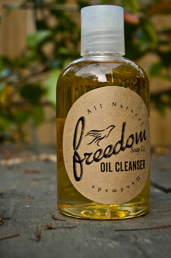 Oil Cleanser, Handmade, All Natural, Detergent-Free, Facial Cleanser