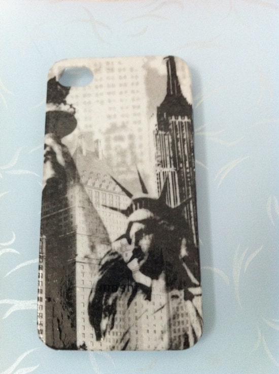 iphone 5 case, iphone 4s case , case for Iphone 4 ,mobile Case handmade: I'm in New  York
