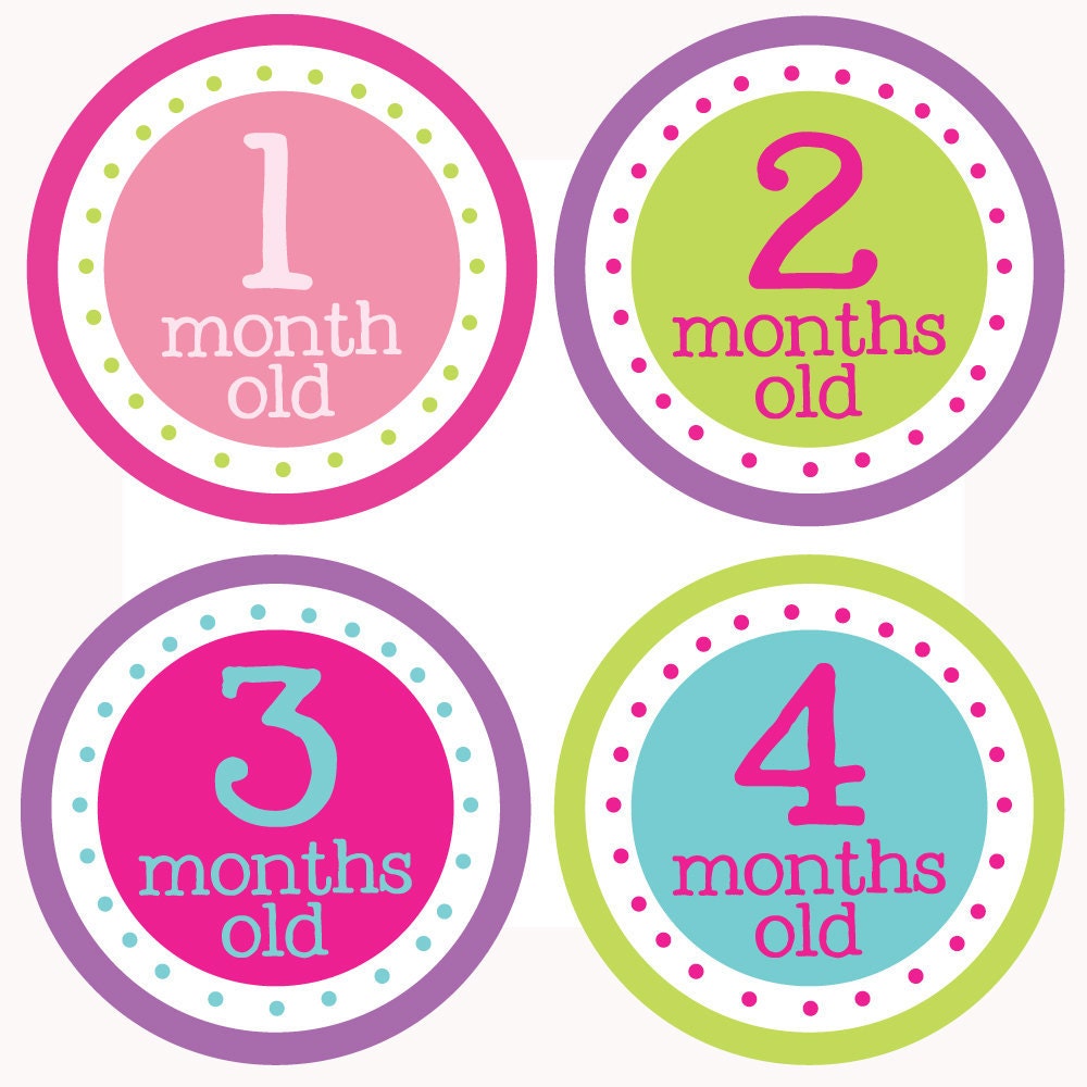 Baby Month Stickers
