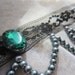 Choker: Mystic Emerald and Lace