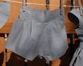 Little grey pantie - toddler diaper cover - OOAK