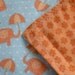 Doll blanket small 17 inch x 20 inch 100 percent cotton blanket