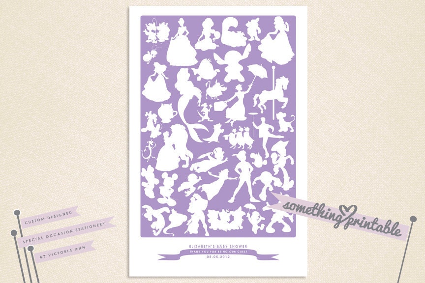 Disney Characters Signatures