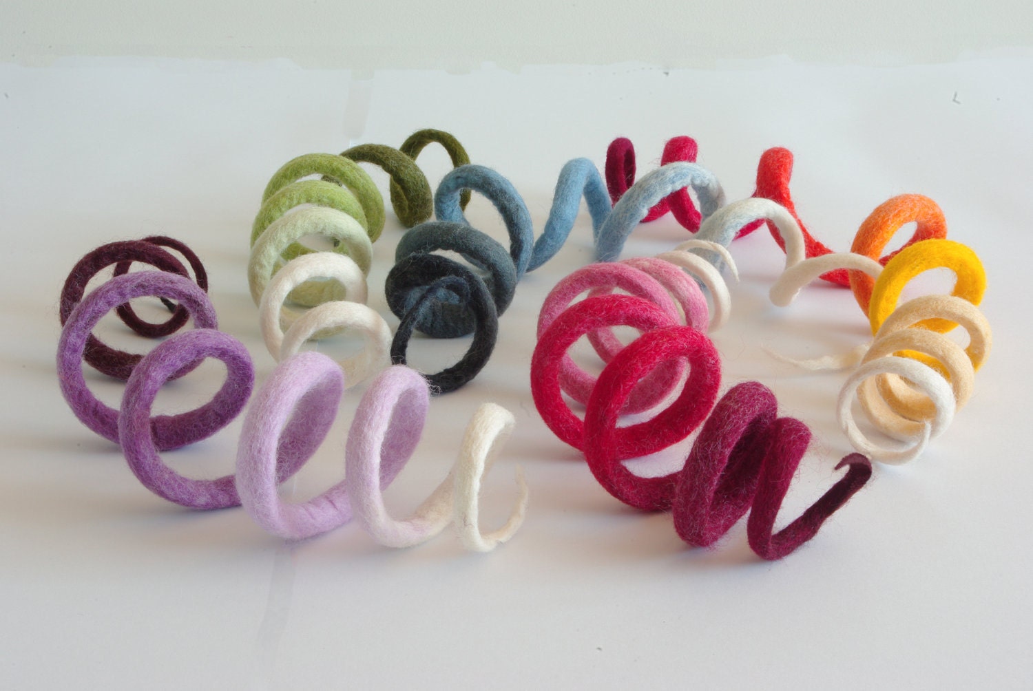 Cat toy/felted cat toy spiral