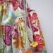 Girls Summer Dress-Flowers and Birds-linen/cotton baby toddler dress-orange pink green-sundress-Handmade Children Clothing by Chasing Mini