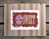 SWEET cupcake screen print - sharonismsbhaven SWEET cupcake screen print - sharonismsbhaven