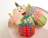 Birthday Sugar Cookies with Buttercream Frosting