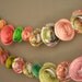 Colorful Paper Flower Garland Shower garland Wedding Flower Garland