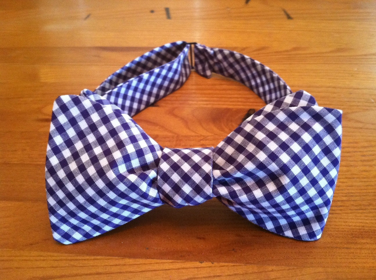 Handmade Gingham Bow Tie