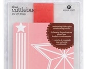 Cuttlebug - STARS and STRIPES - 4"x6" A2 Embossing Folder Set  - RARE - New in Pkg.-