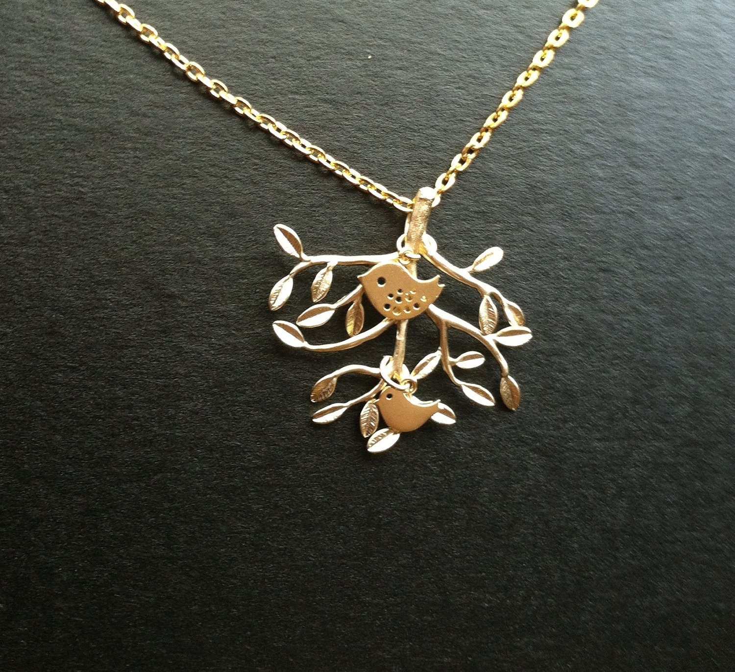 14K GOLD FILLED chain,tree of life necklace,gold tree necklace,bird and tree necklace,expactant mommy gift,baby shower gift