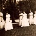 C.1915.May Day Procession Pole Weavess. 4 1/4" x 3 1/4"