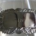 Vintage Silver Plated Metal Gin Bottle Tag For Decanters