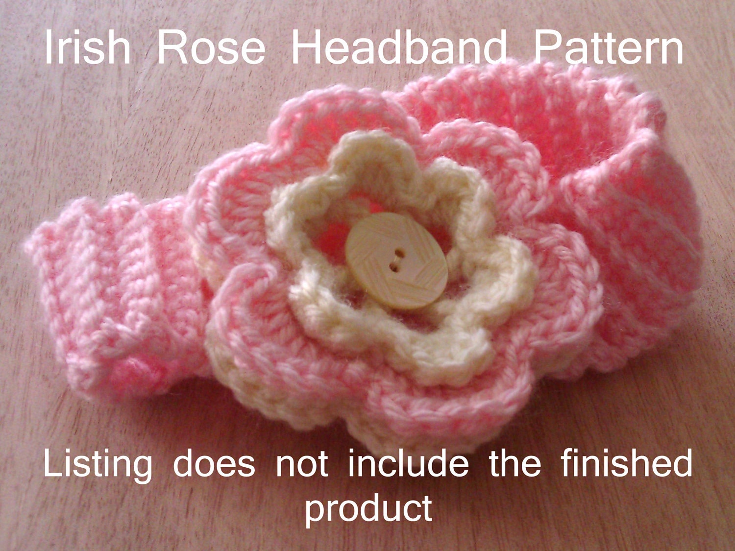 Irish Crochet type headband, anyone?