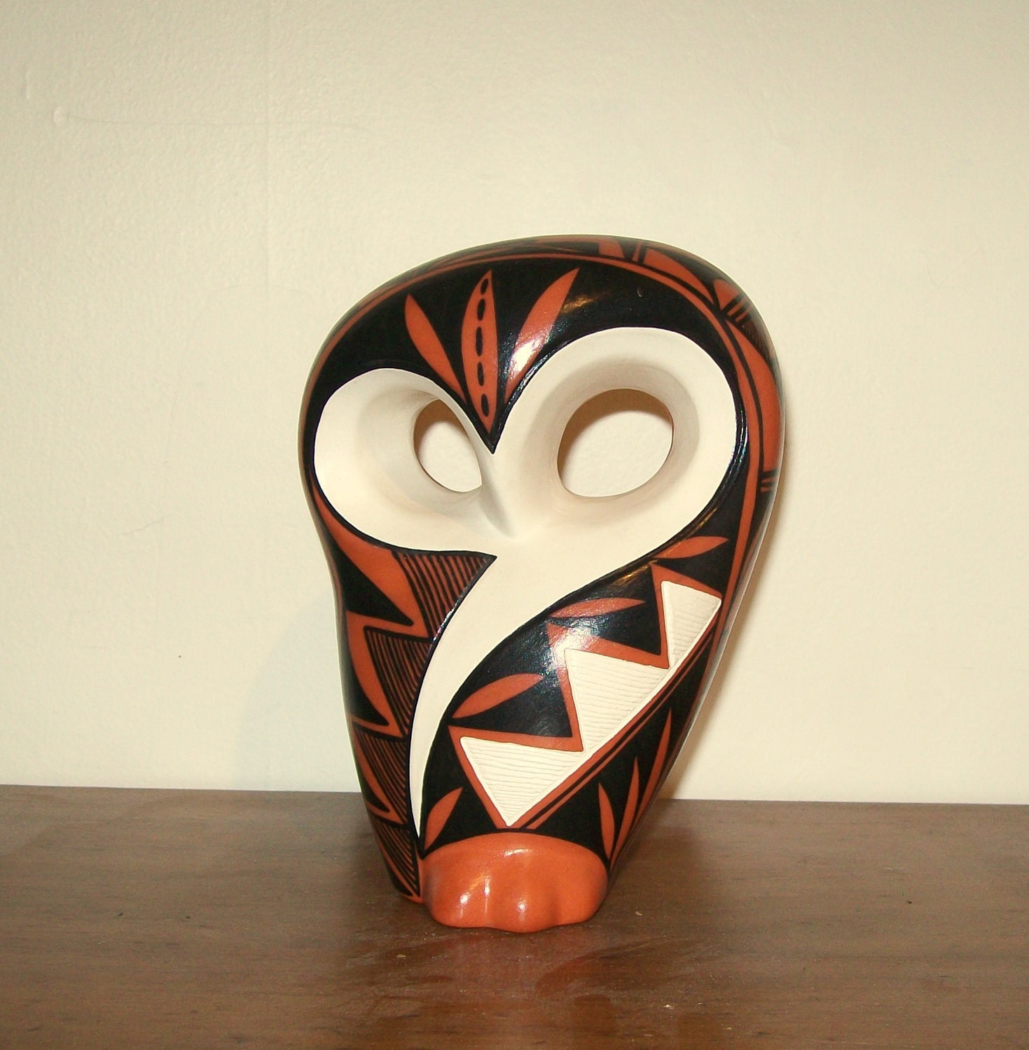Vintage Navajo Native American Fetish Owl Figurine