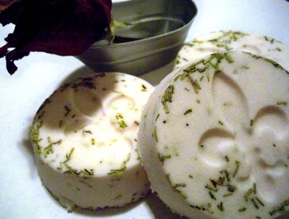 Lavender Rosemary Set  -Soap, Bath Bomb, Scrub, Bubble Soak, and Lotion-