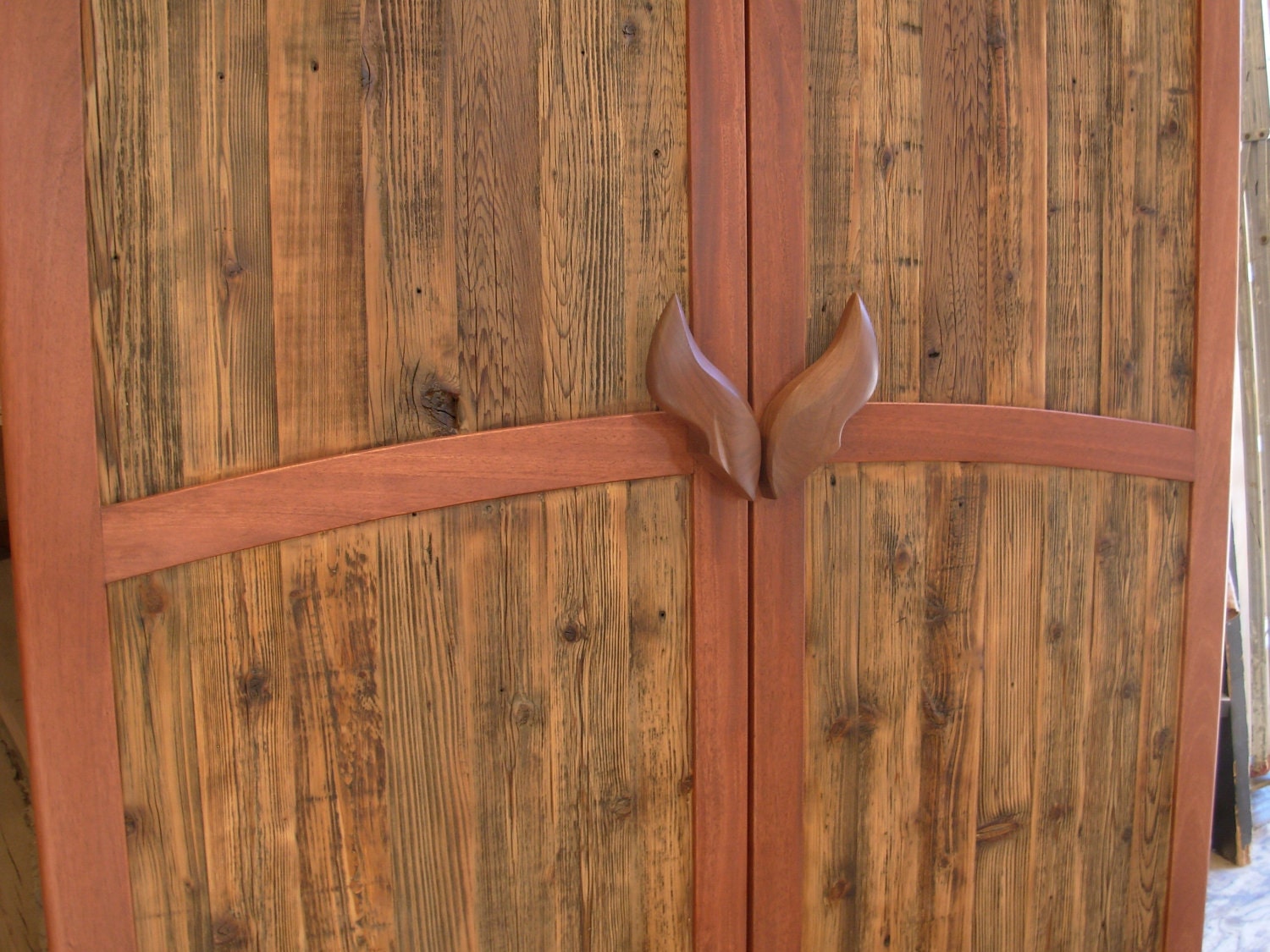 Armoire - Reclaimed Cedar and Mahogany