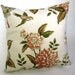 Classic Floral and Bird Print Pillow with Down & Feather Insert Included (Savings on Two or More) SHIPPING INCLUDED