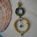 Abalone, Swarovski Crystal and Wood Necklace