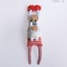Lu- Stuffed Reclaimed Fabric Doll