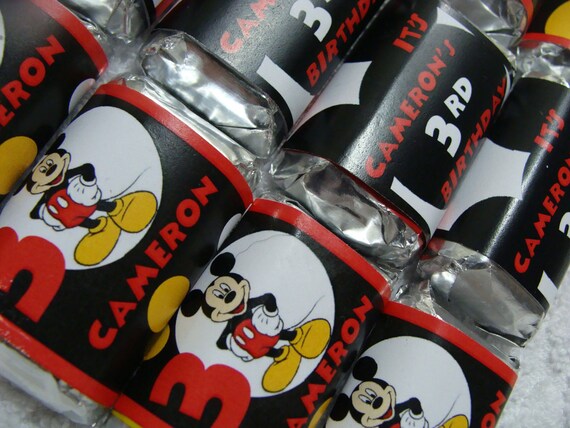Mickey Mouse Miniature Chocolate Bars (Batch of 40)