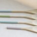 Wooden Spoons Set of 4, Sky Blue, Green, Teal and Lavendar Mothers Day Gift