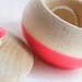 Mini Treasure Pot, Neon Pink:  Wedding Decor, Engagement, Special Jewelry Box, Toothfairy, Valentines Day