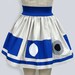 r2d2 inspired full skirt RESERVED FOR SUSAN