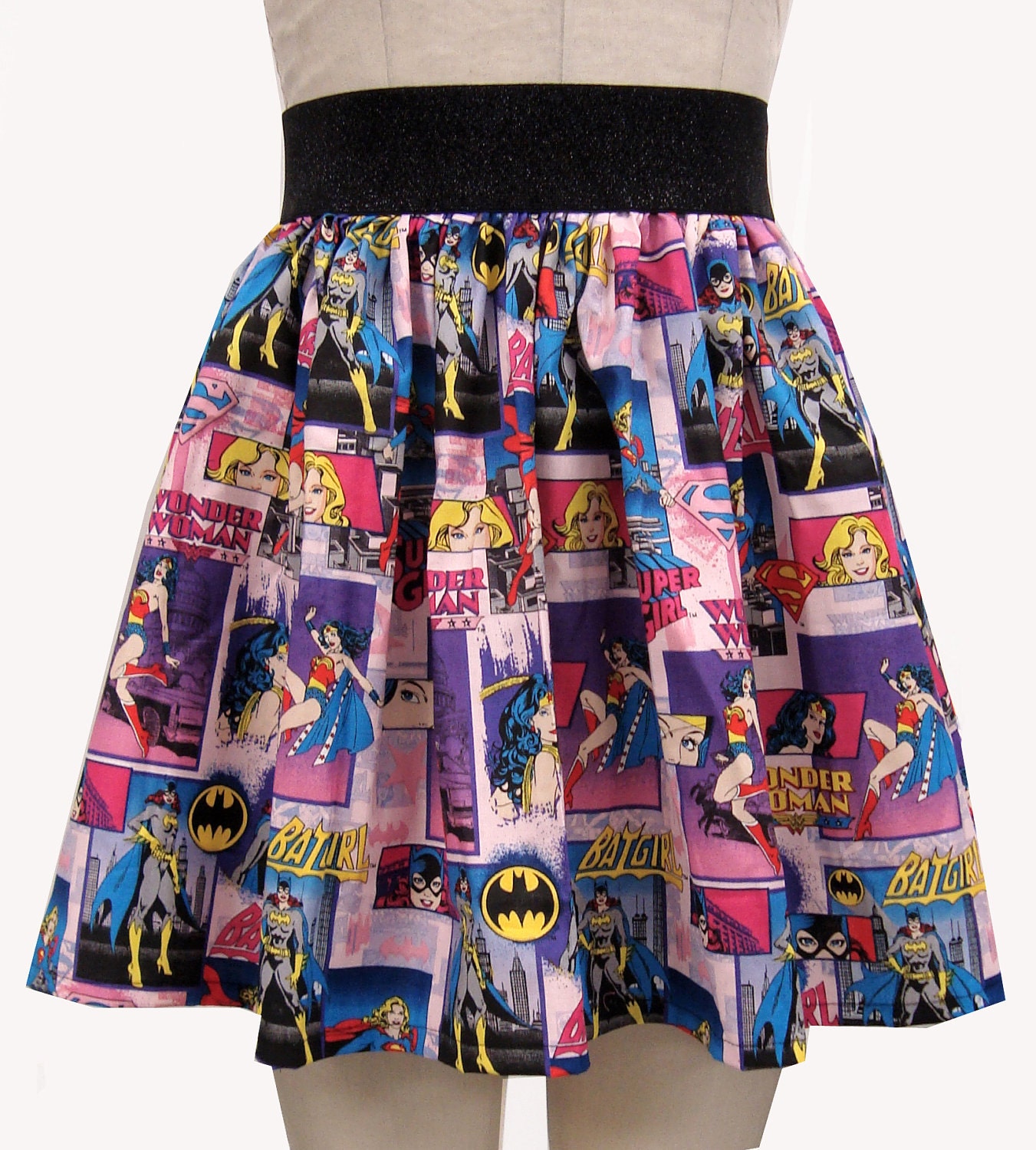 Female Superheroes Comic Skirt