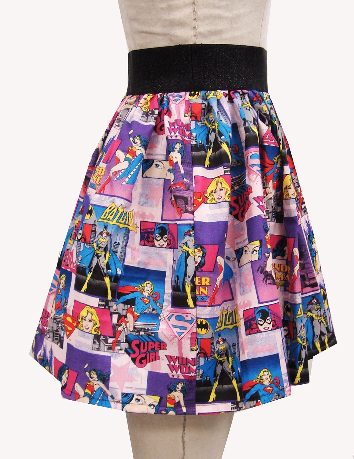 Female Superheroes Comic Skirt