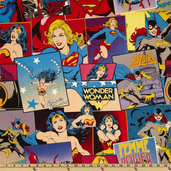Female Superheroes Comic Skirt
