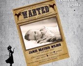 Photo Birth Announcement - LITTLE OUTLAW Printable Il_170x135