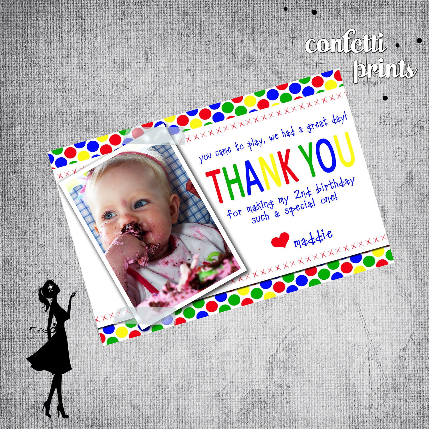 SESAME STREET Thank You Card / Photo Card Printable Il_570xn
