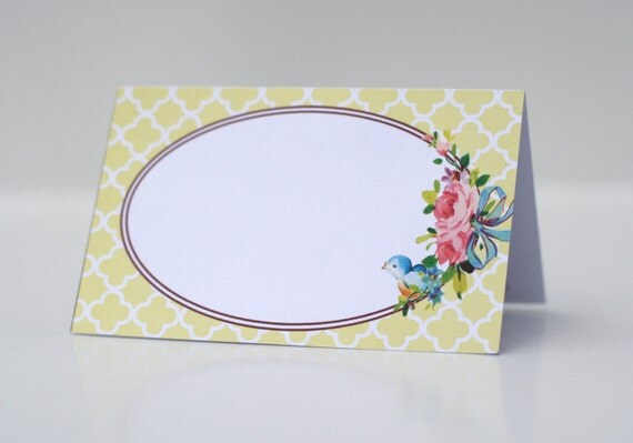 Buffet Cards Printable - FANCY FAWN Il_570xn