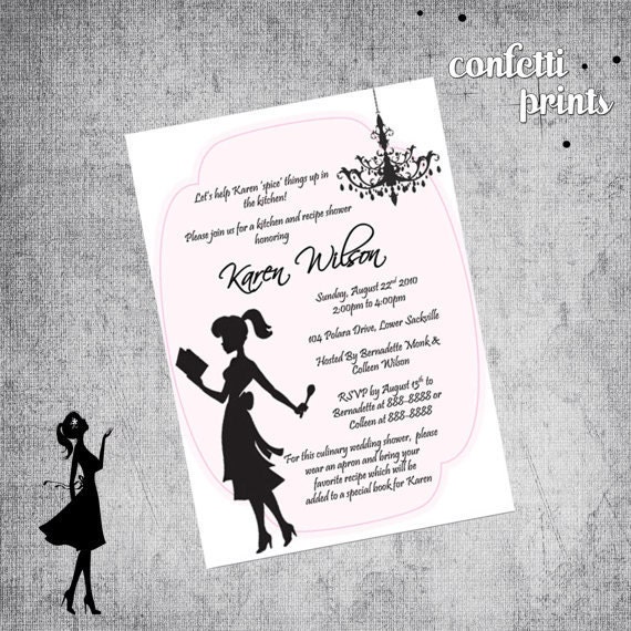 Bridal Shower Invitation - DESPERATE HOUSEWIFE Printable