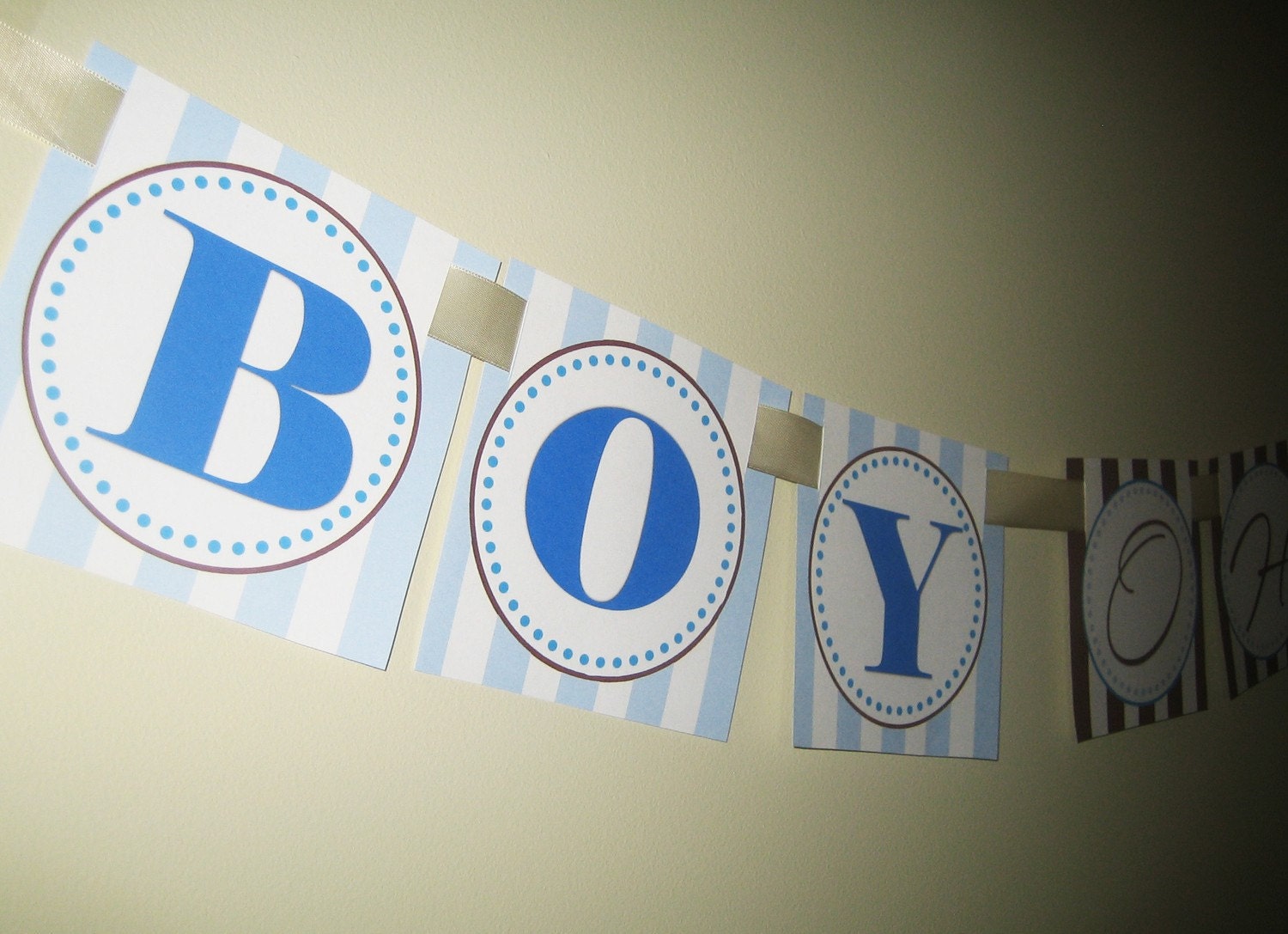 Baby Shower Banner - BOY OH BOY Printable