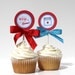 BUN In The OVEN Baby Shower Cupcake Toppers Printable