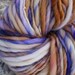 Handspun yarn - handpainted wool - thick and thin - 4oz. - 100 yards