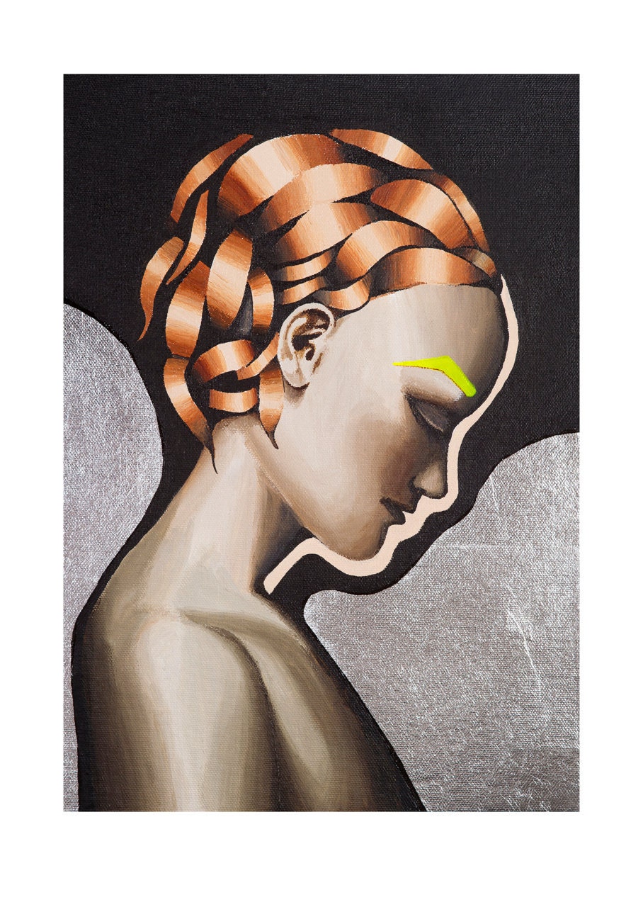 Compass Points: West canvas giclee print